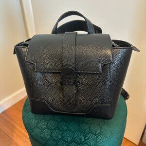 Senreve Mini Maestra Bag in Pebbled Black